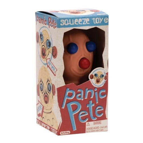 panic pete squeeze toy