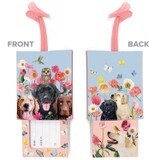 DOGS AND BIRDS LUGGAGE TAG
