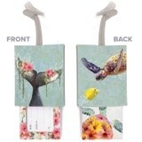 FLORAL OCEAN LUGGAGE TAG