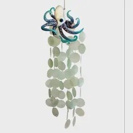 SHELL OCTOPUS WIND CHIME