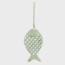 METAL HANGING FISH 17CM