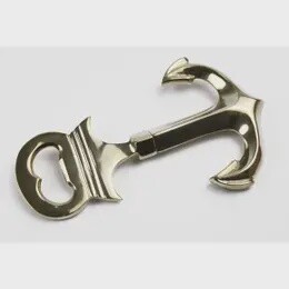 ANCHOR BOTTLE OPENER AND CORKSCREW