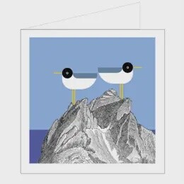 LOOKING EAT AND WEST ALL AT SEA CARD