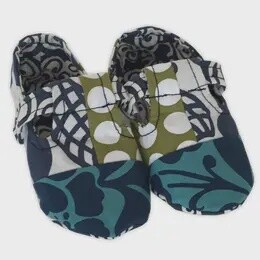 BABY BOOTIES BLUE 0-6MNTHS