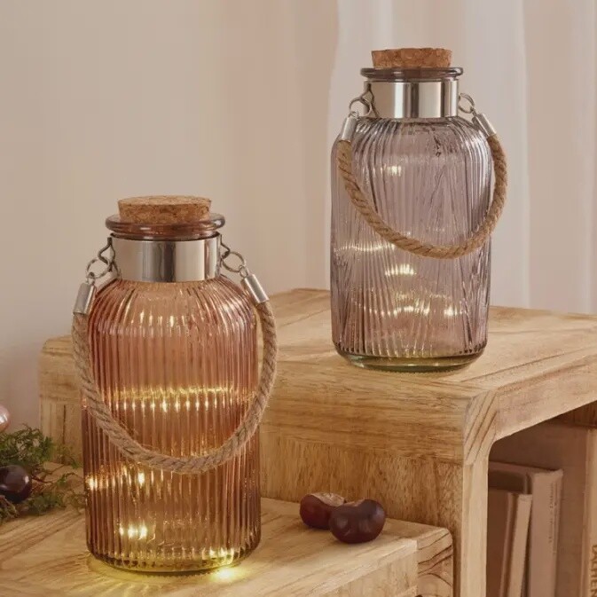 LED VASE SMOKE GREY MADE IN GERMANY