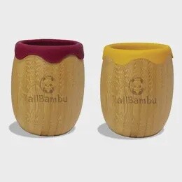 BAMBOO KIDS SIPPY CUP YELLOW