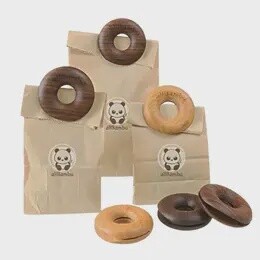 DONUT NORDIC WOODEN BAG CLIP