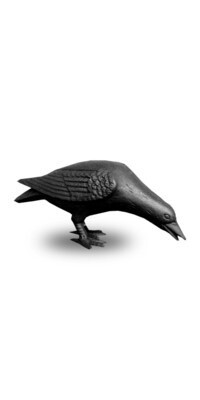 CROW CAST IRON HEAD DOWN