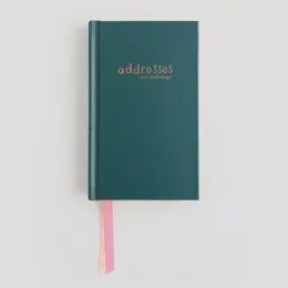ADDRESS BOOK DARK GREEN