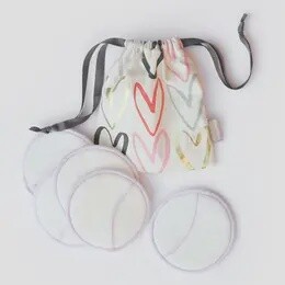 REUSABLE COTTON PADS MULTI HEARTS