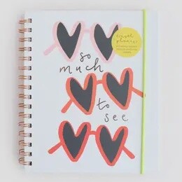 HOLIDAY PLANNER HEART SUNGLASSES