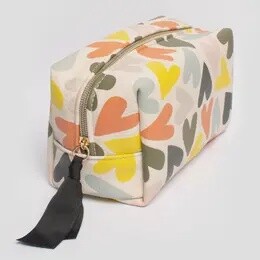 MULTI HEART PU COSMETIC BAG