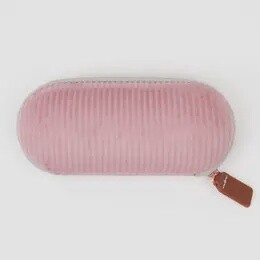 GLASSES CASE PINK CORD