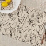 PARIS PRINTED PLACEMATS