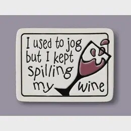 SPILLING WINE MAGNET