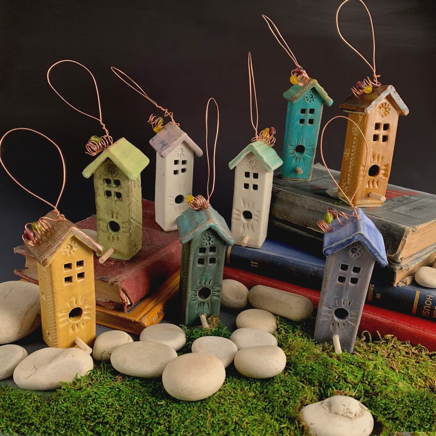 MINI HANGING BIRDHOUSE ASST