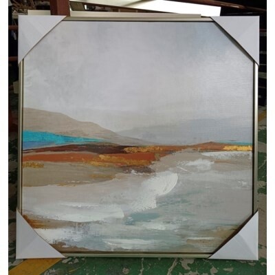 SOFT SEA CANVAS 24X24 ITH FRAME