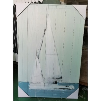 SET SAIL ON WOOD 24X36