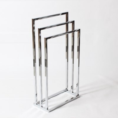 CHROME 3 TIER TOWEL STAND