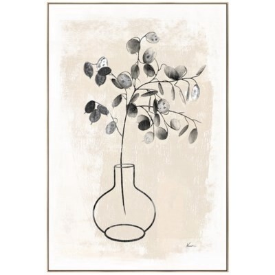 FLOWER IN VASE CANVAS RIGHT