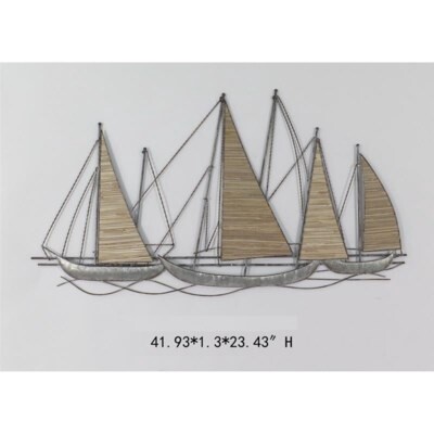 MULTI SAIL BOAT WALL DECOR