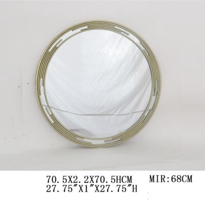 LEDYBA ROUND GOLD MIRROR