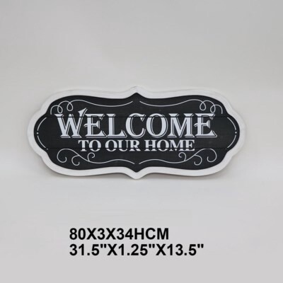 WELCOME TO OUR HOME WALL PLAQUE