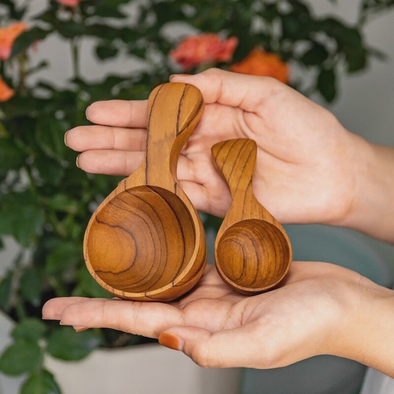 TEAK WOOD SPICE SPOON