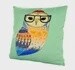 OWL CUSHON BLUE