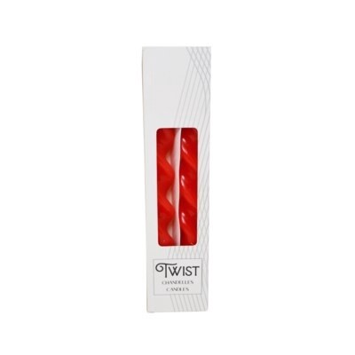 TWISTED RED CANDLES