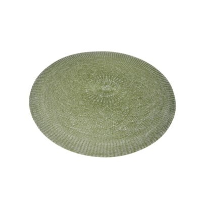 GREEN ROUND PLACEMAT