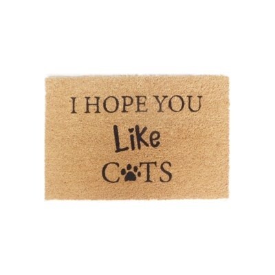 HOPE YOU LIKE CATS MAT