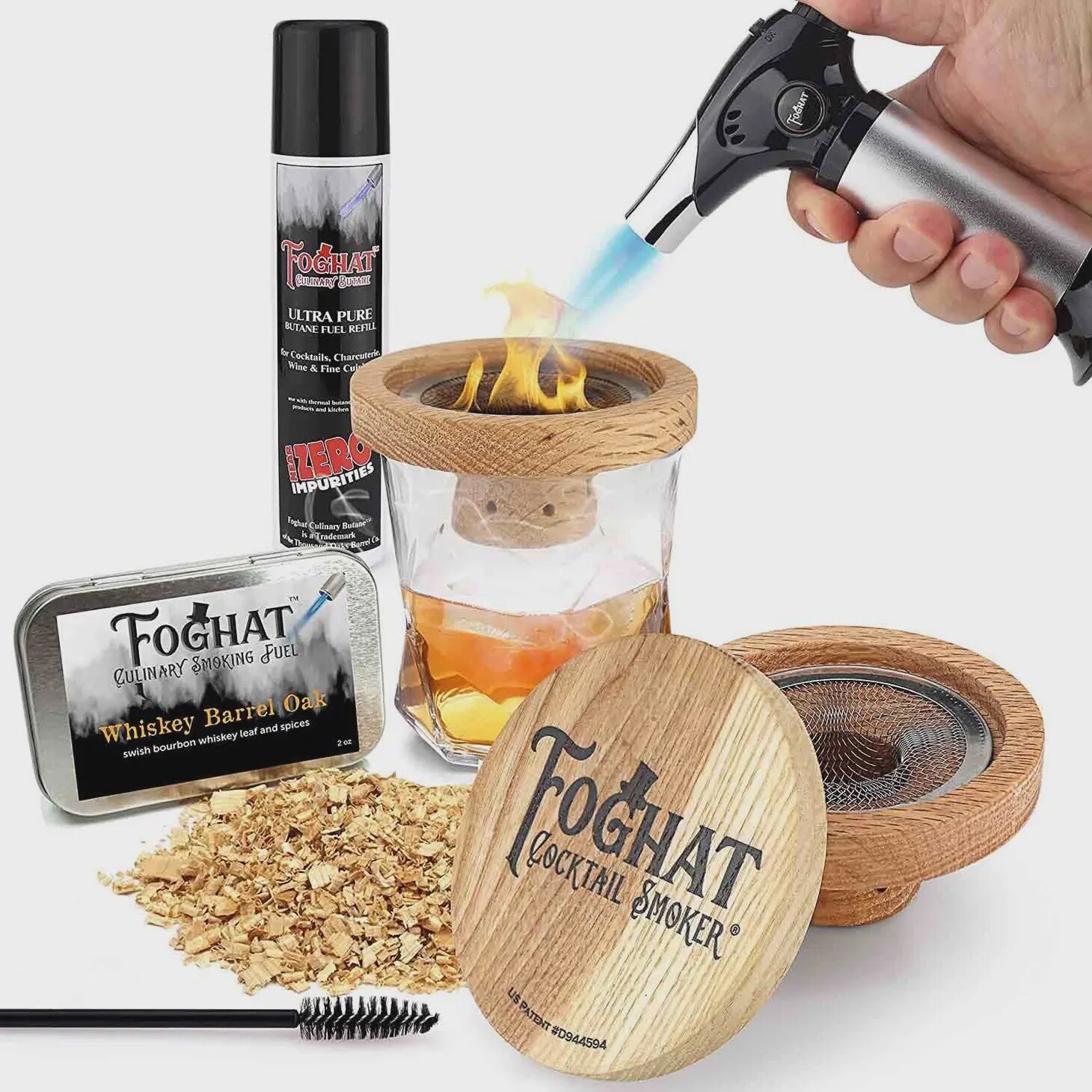 FOGHAT STARTER SMOKER KIT WITH TORCH