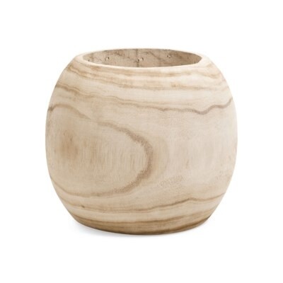 ROUND WOODEN PLANTER 7X7