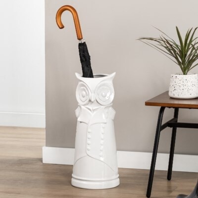 OWL CERAMIC UMBRELLA STAND