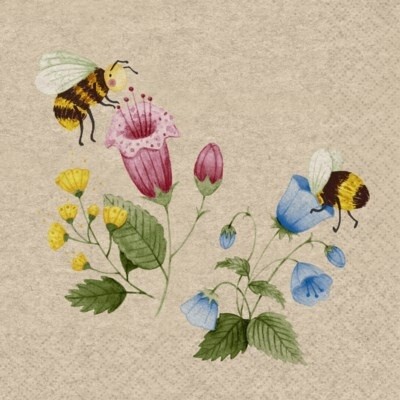 BEE FLOWERFUL NAPKINS