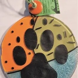 PAW PRINT ORNAMENT/SUN CATCHER