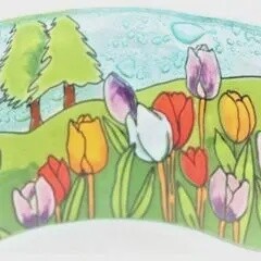 TULIP WAVY GLASS