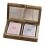PLAYING CARDS IN WOOD BOX