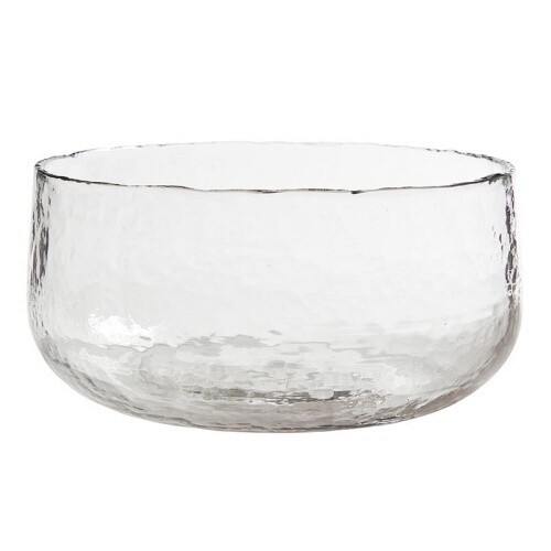PEBBLED GLASS BOWL
