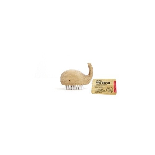 WHALE WOODEN NAIL BRUSH