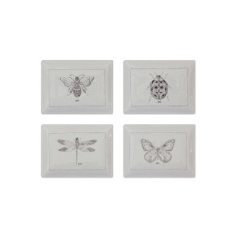 CERAMIC INSECT DISH ASST