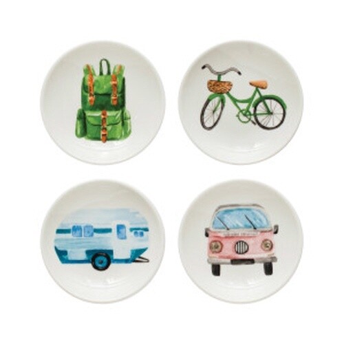 ADVENTURE IMAGE 3" ROUND DISH ASST