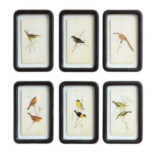 FLOATING BIRD WALL ART ASST 7X11"