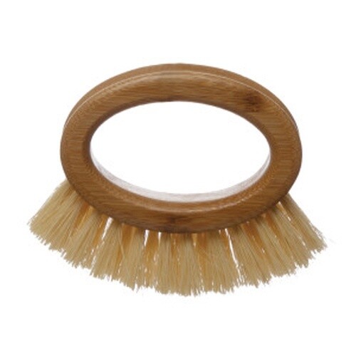 BAMBOO AND SISAL ROUNDED BRUSH NATURAL