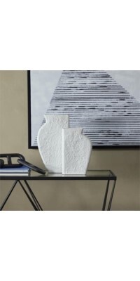 WHITE VASE small