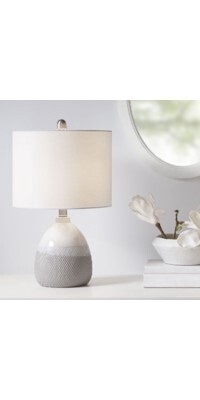 able lamp CORO 21 H beige/taupe/blue ceramic