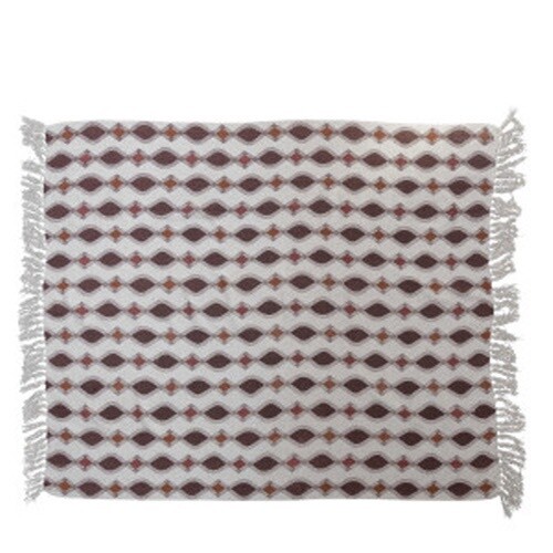 RECYCLED COTTON BLEND THROW