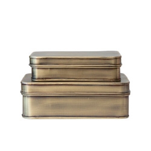 METAL BOXES SET OF 2