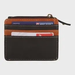 BLACK LEATHER CC WALLET